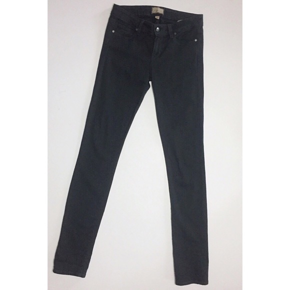 Paige Hunter Green Skinny Jeans - Picture 2 of 6